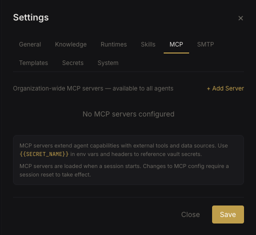 Org-wide MCP servers