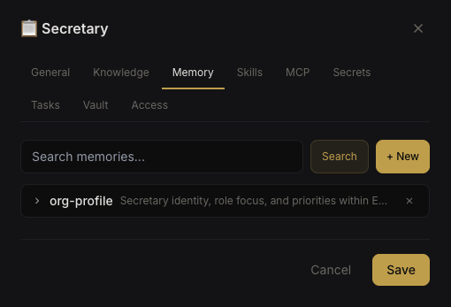 Memory editor