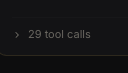 Tool history in chat